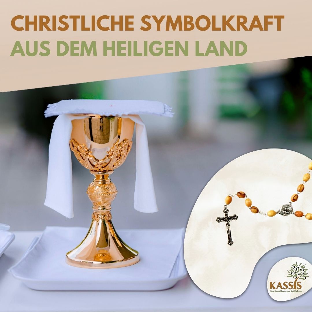 Rosenkranz mit Metall und Erde - oval