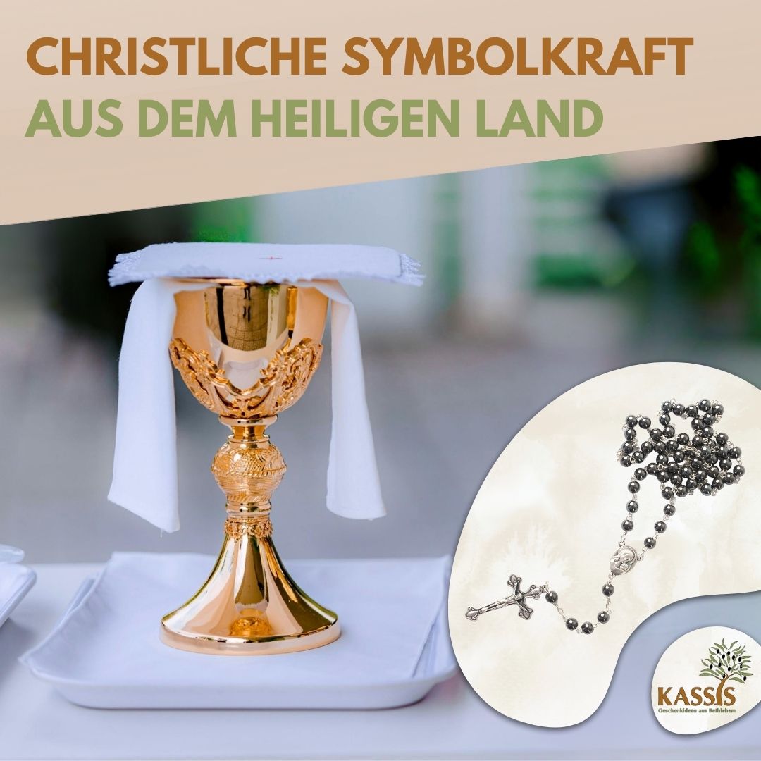 Rosenkranz mit runden Hämatitperlen